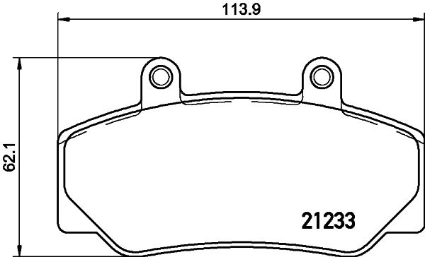 HELLA PAGID 8DB 355 019-031 Brake Pad Set, disc brake