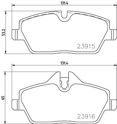 HELLA PAGID 8DB 355 021-881 Brake Pad Set, disc brake