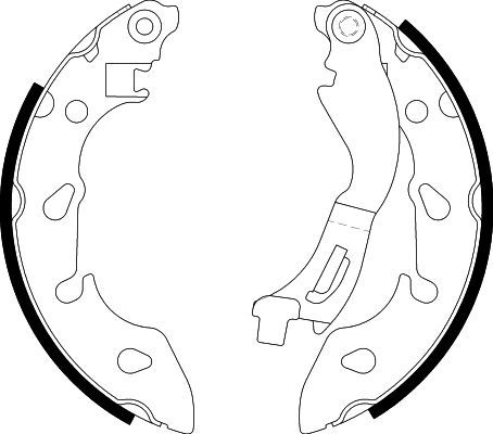 HELLA PAGID 8DB 355 022-211 Brake Shoe Set