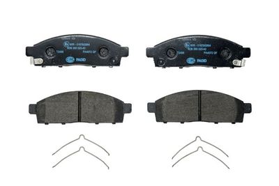 Brake Pad Set, disc brake HELLA PAGID 8DB 355 023-401