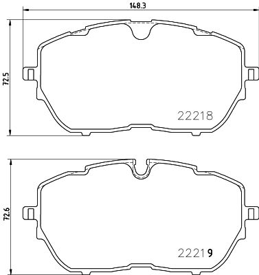 Brake Pad Set, disc brake HELLA PAGID 8DB 355 024-731