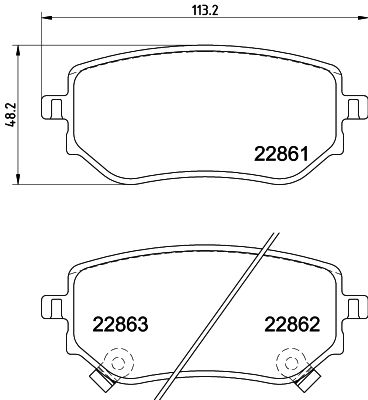 HELLA PAGID 8DB 355 037-951 Brake Pad Set, disc brake