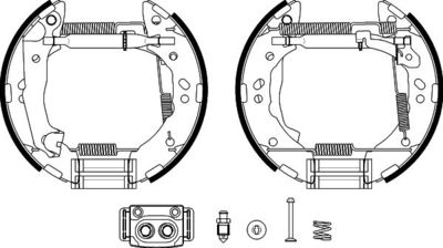 Brake Shoe Set HELLA PAGID 8DB 355 038-171