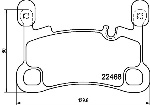 HELLA PAGID 8DB 355 039-111 Brake Pad Set, disc brake