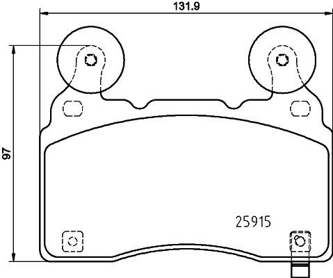 HELLA PAGID 8DB 355 039-481 Brake Pad Set, disc brake