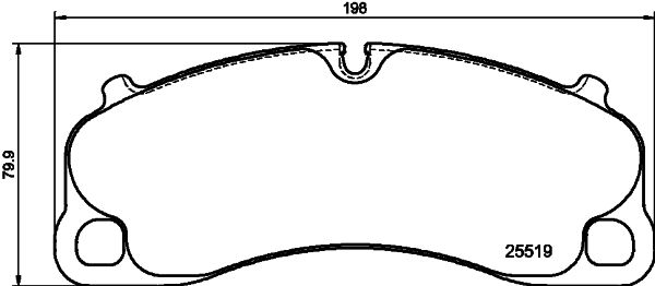 HELLA PAGID 8DB 355 039-991 Brake Pad Set, disc brake