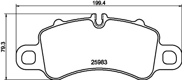 HELLA PAGID 8DB 355 040-771 Brake Pad Set, disc brake