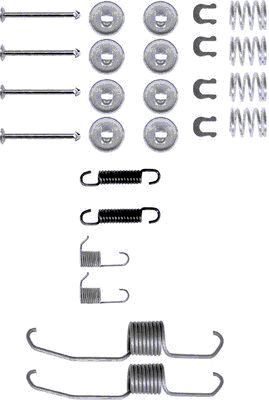 HELLA PAGID 8DZ 355 200-041 Accessory Kit, brake shoes