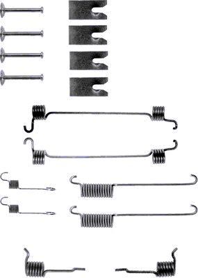Accessory Kit, brake shoes HELLA PAGID 8DZ 355 200-301