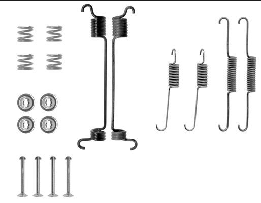 HELLA PAGID 8DZ 355 200-351 Accessory Kit, brake shoes