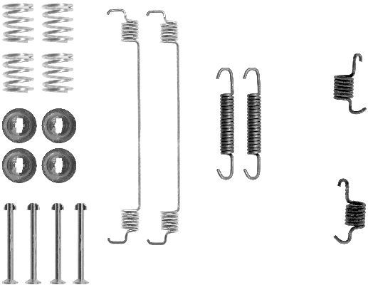 HELLA PAGID 8DZ 355 200-511 Accessory Kit, brake shoes