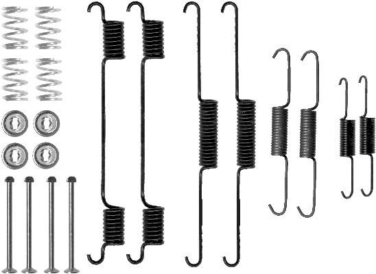 HELLA PAGID 8DZ 355 200-661 Accessory Kit, brake shoes