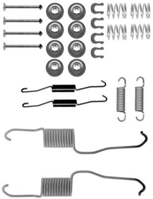 HELLA PAGID 8DZ 355 200-891 Accessory Kit, brake shoes