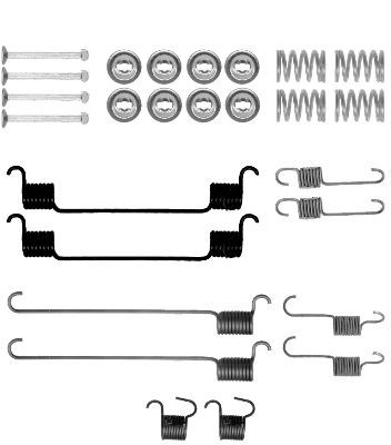HELLA PAGID 8DZ 355 200-981 Accessory Kit, brake shoes