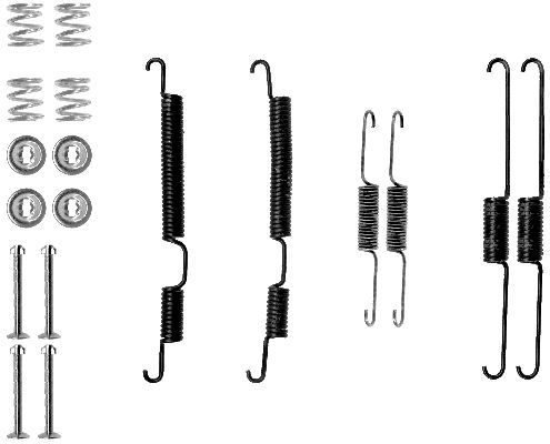 HELLA PAGID 8DZ 355 201-091 Accessory Kit, brake shoes