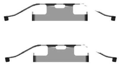 Accessory Kit, brake caliper HELLA PAGID 8DZ 355 201-401