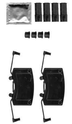 HELLA PAGID 8DZ 355 201-541 Accessory Kit, brake caliper
