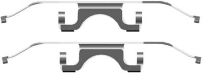 Accessory Kit, brake caliper HELLA PAGID 8DZ 355 201-551