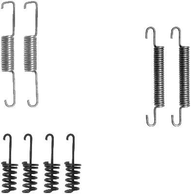 HELLA PAGID 8DZ 355 201-771 Accessory Kit, parking brake shoes