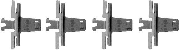 HELLA PAGID 8DZ 355 202-151 Accessory Kit, disc brake pad