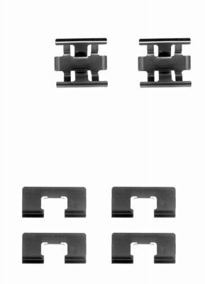 HELLA PAGID 8DZ 355 202-261 Accessory Kit, disc brake pad