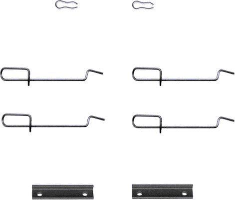 HELLA PAGID 8DZ 355 202-341 Accessory Kit, disc brake pad