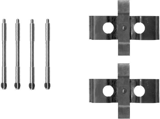 HELLA PAGID 8DZ 355 203-051 Accessory Kit, disc brake pad