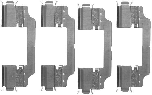 HELLA PAGID 8DZ 355 203-301 Accessory Kit, disc brake pad