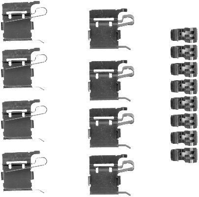 HELLA PAGID 8DZ 355 203-381 Accessory Kit, disc brake pad
