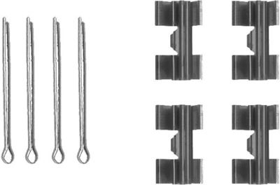 Accessory Kit, disc brake pad HELLA PAGID 8DZ 355 203-451