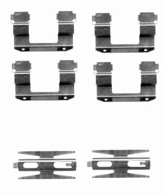 HELLA PAGID 8DZ 355 203-921 Accessory Kit, disc brake pad
