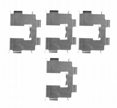 Accessory Kit, disc brake pad HELLA PAGID 8DZ 355 203-941