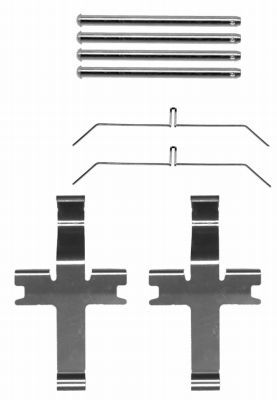 Accessory Kit, disc brake pad HELLA PAGID 8DZ 355 204-171