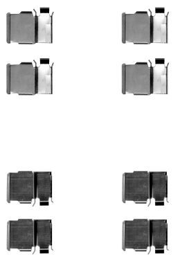 Accessory Kit, disc brake pad HELLA PAGID 8DZ 355 204-421