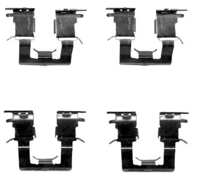 Accessory Kit, disc brake pad HELLA PAGID 8DZ 355 204-921