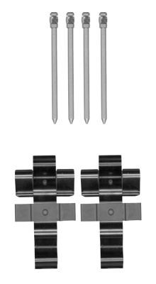 Accessory Kit, brake caliper HELLA PAGID 8DZ 355 205-431