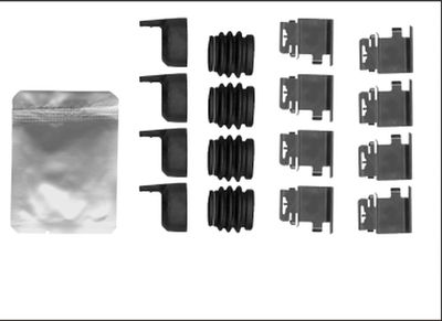 Accessory Kit, disc brake pad HELLA PAGID 8DZ 355 206-001