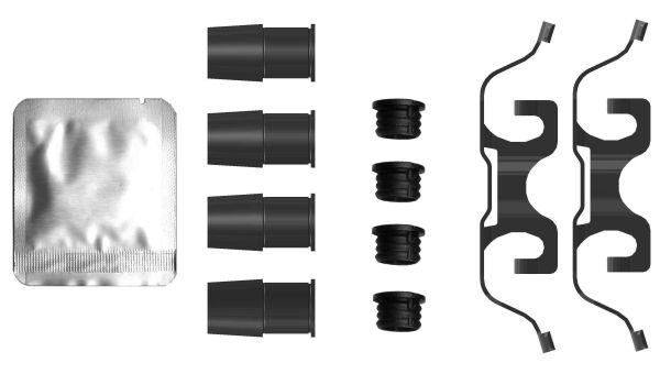 HELLA PAGID 8DZ 355 206-421 Accessory Kit, brake caliper