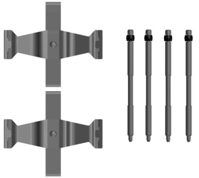 Accessory Kit, disc brake pad HELLA PAGID 8DZ 355 206-441