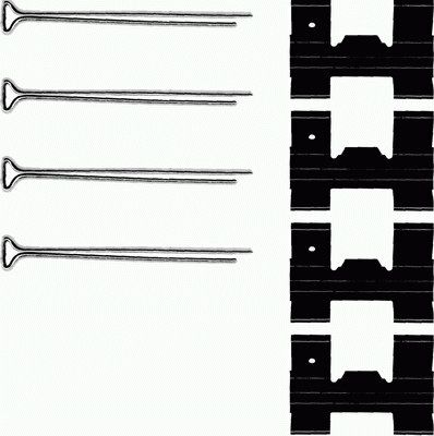 HELLA PAGID 8DZ 355 206-511 Accessory Kit, disc brake pad