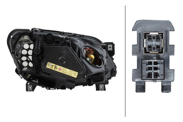HELLA 1ZS 354 690-011 Headlight
