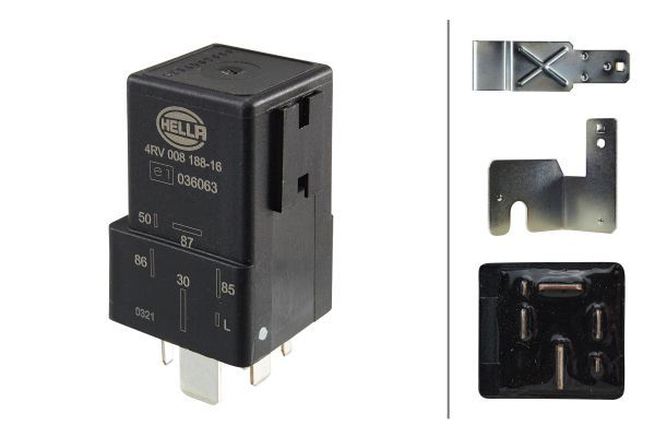 HELLA 4RV 008 188-161 Control Unit, glow time