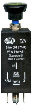 Control Unit, wipe-/wash interval HELLA 5WA 001 871-061