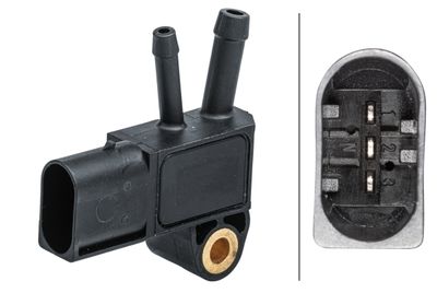 Sensor, exhaust pressure HELLA 6PP 009 409-481