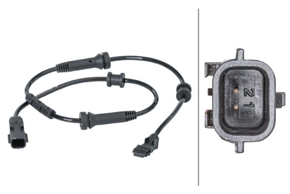 HELLA 6PU 012 679-671 Sensor, wheel speed