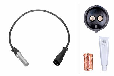 Sensor, wheel speed HELLA 6PU 230 052-011