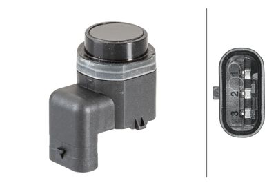 Sensor, park distance control HELLA 6PX 358 141-081