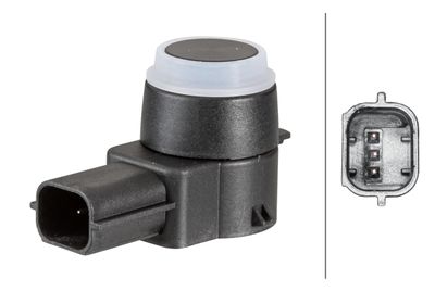 Sensor, park distance control HELLA 6PX 358 141-111