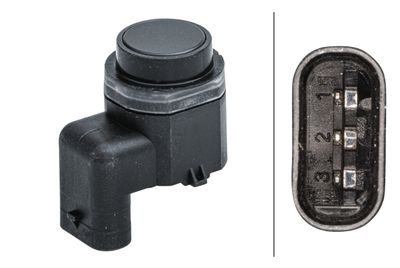 Sensor, park distance control HELLA 6PX 358 141-181