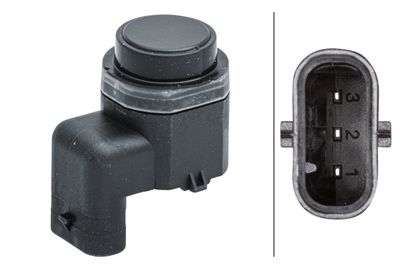 Sensor, park distance control HELLA 6PX 358 141-281